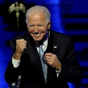 Biden quotes priest's hymn 'On Eagle's Wings' in victory speech