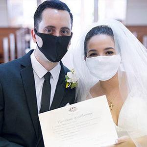 Newlyweds trust in God on their disrupted wedding day