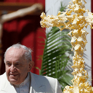 Victory is not raising a flag on pile of rubble, Pope says on Palm Sunday