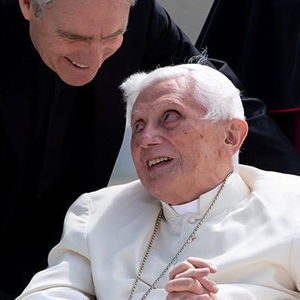 Pope Emeritus Benedict XVI turned 95 on a 'very happy' day