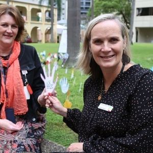 Sea of hands a chance for youngsters to learn about reconciliation