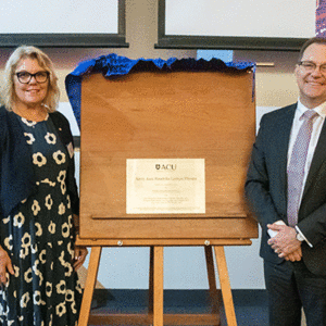 ACU names lecture theatre in honour of Aunty Joan Hendriks