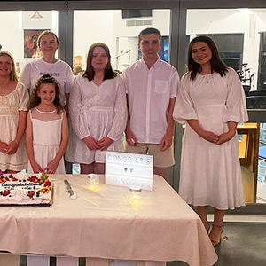 Ten young people baptised in time for Christmas