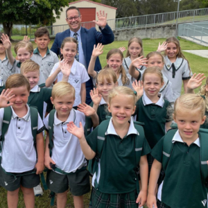 Record number of twins and triplets at St Vincent's primary school