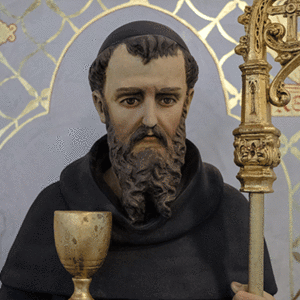 St Benedict urges us to keep our eyes fixed on the things of God