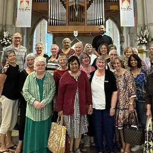 Maroochydore parishioners see 'beauty of the cathedral up close' in first parish tour for 150th anniversary