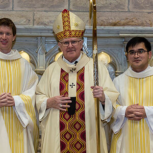 Brisbane's newest priests said they could feel the Holy Spirit at first Masses