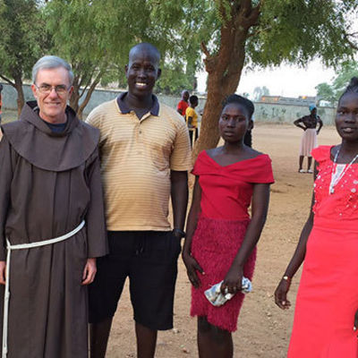 Brisbane Franciscan friar arrives in South Sudan just in time to see Pope Francis