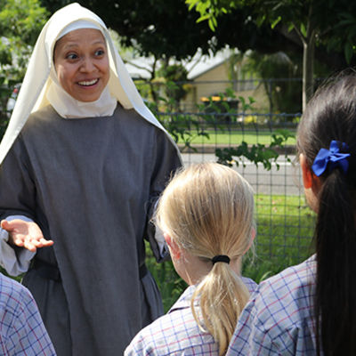 Children led by sisters to heart-to-heart with Jesus in Mitchelton
